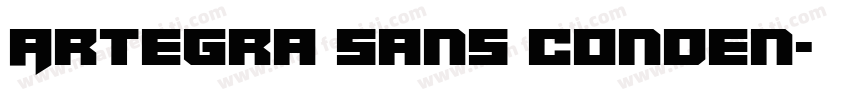 Artegra Sans Conden字体转换